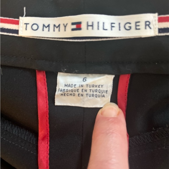Women’s Tommy Hilfiger Size 6 Black Dress Trousers - Picture 4 of 8